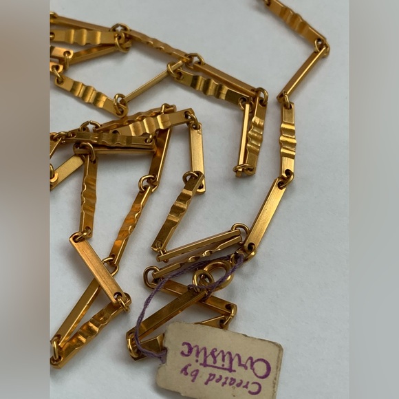 New vintage fancy link necklace XL - Picture 5 of 15